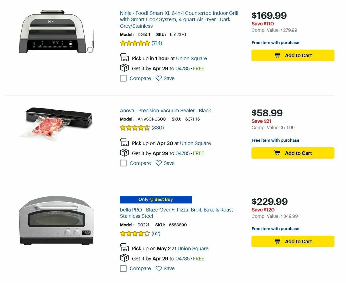 Best Buy Weekly Ad from April 25