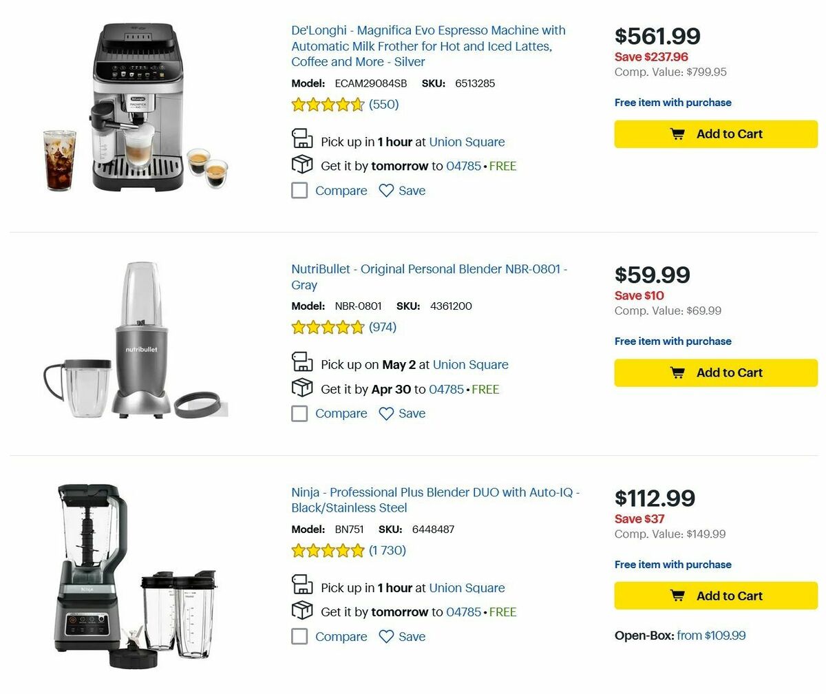 Best Buy Weekly Ad from April 25