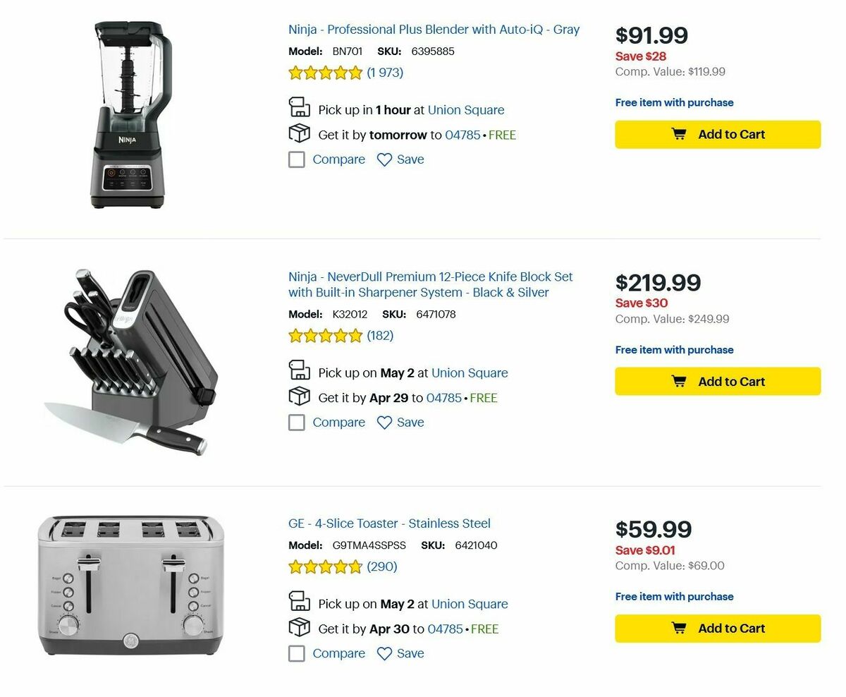 Best Buy Weekly Ad from April 25