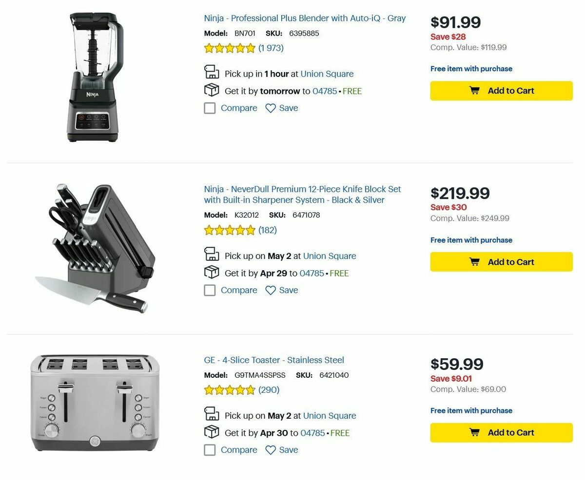 Best Buy Weekly Ad from April 25