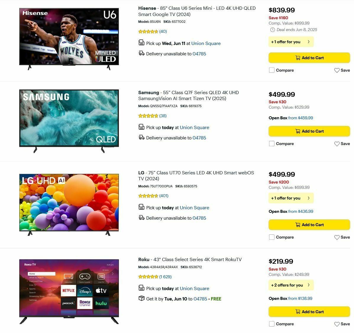 Best Buy Weekly Ad from June 6