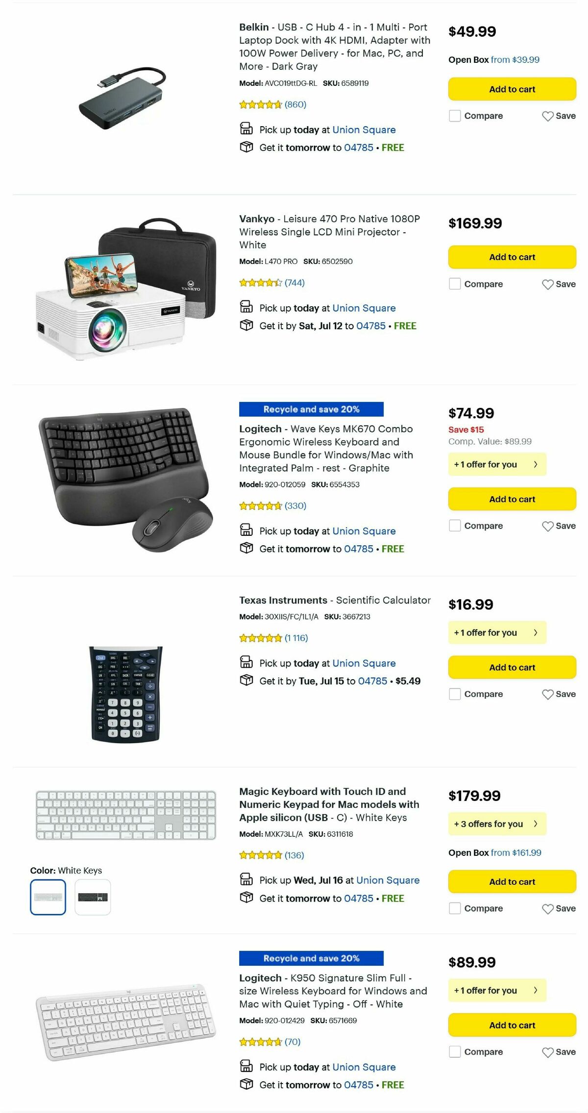 Best Buy Weekly Ad from July 10