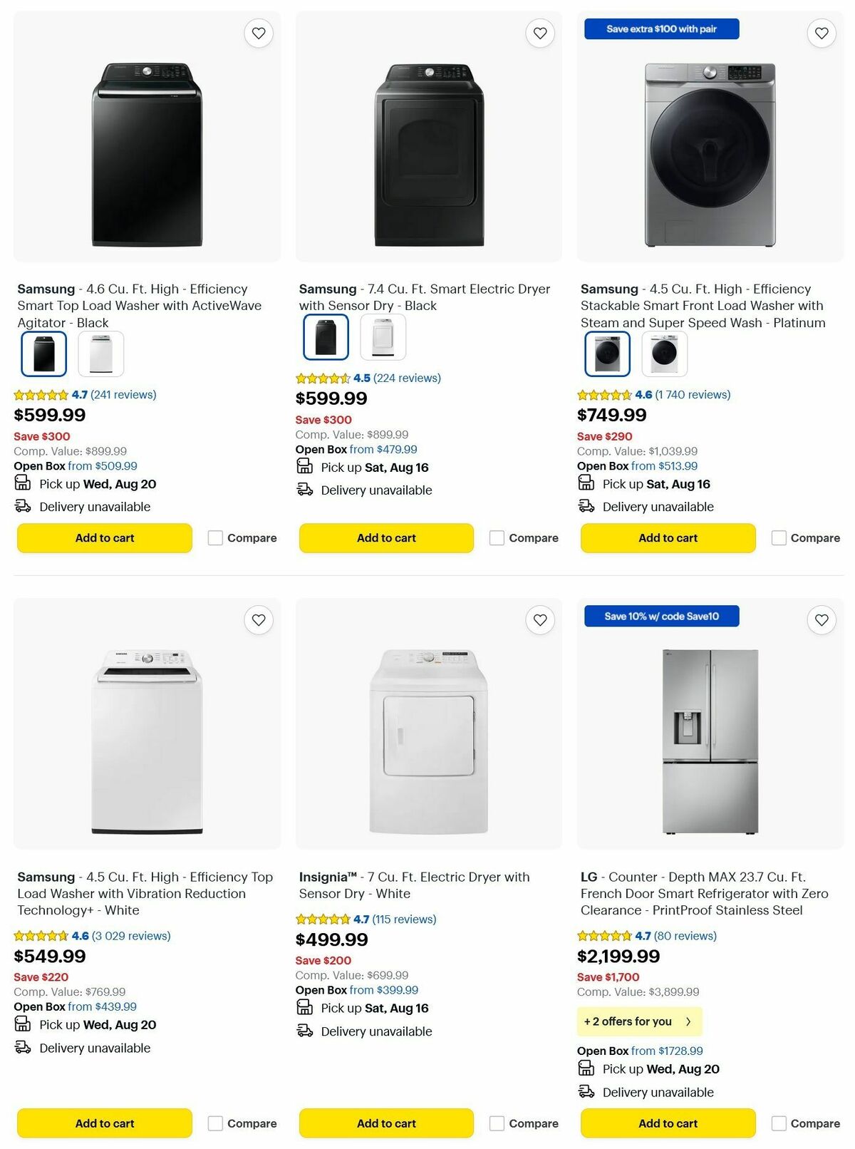 Best Buy Weekly Ad from August 11