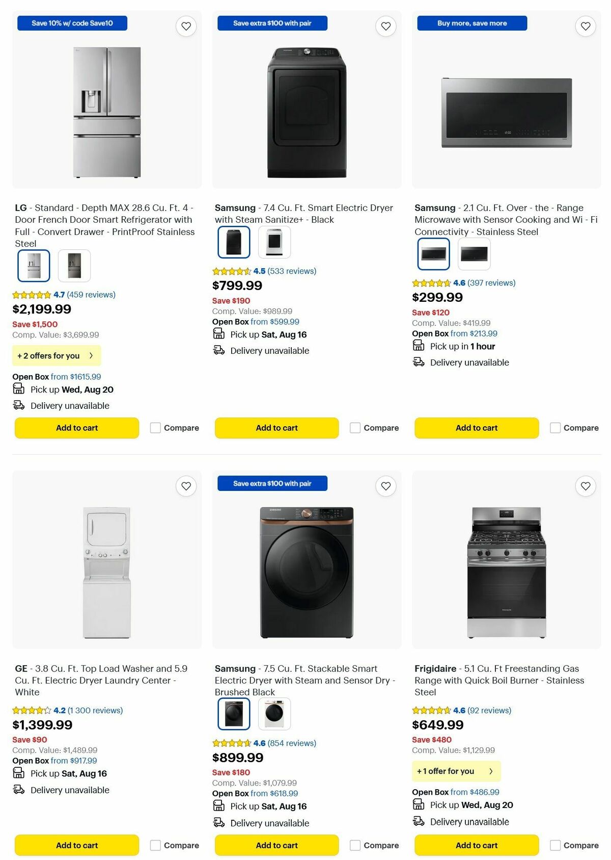 Best Buy Weekly Ad from August 11