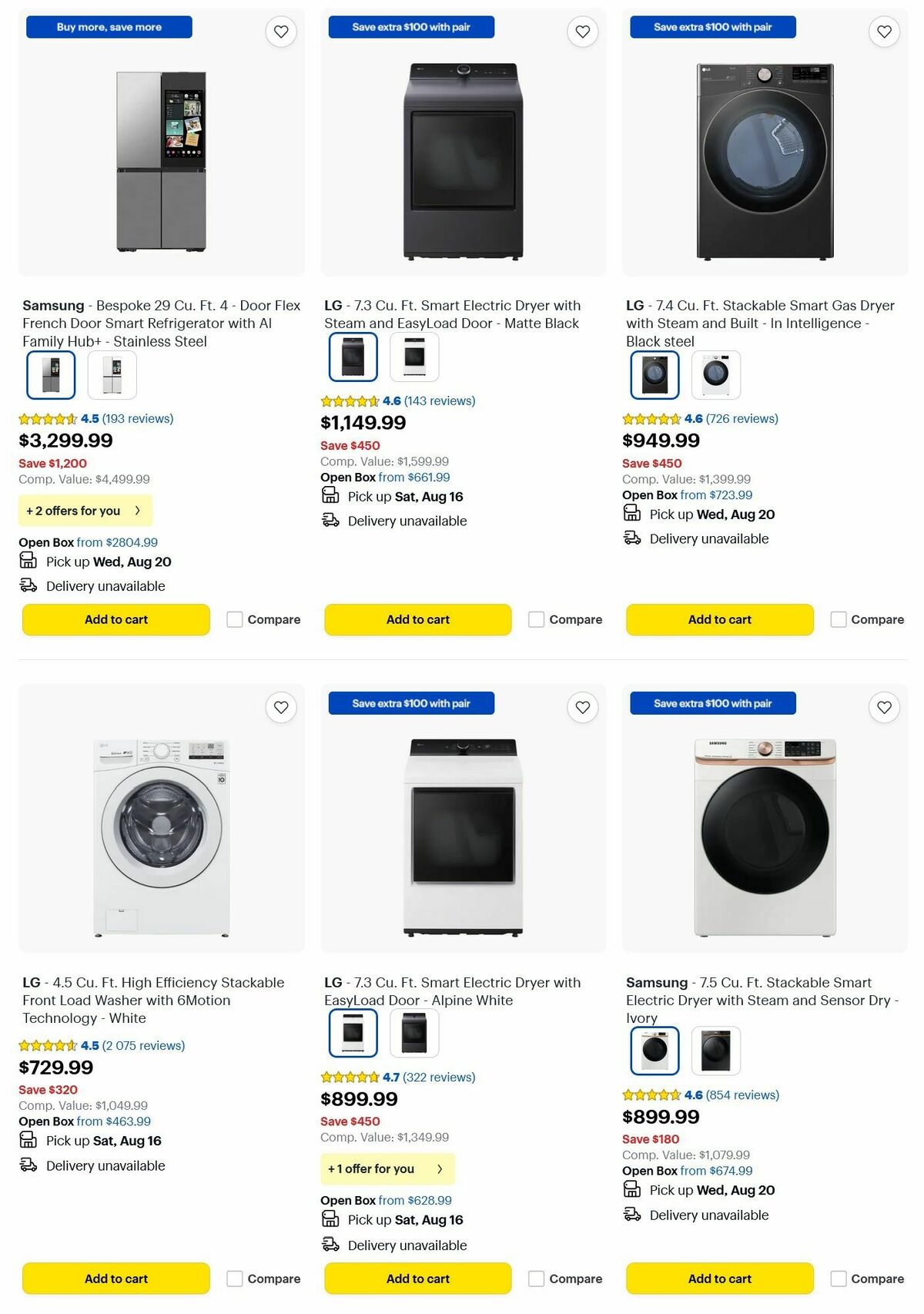Best Buy Weekly Ad from August 11