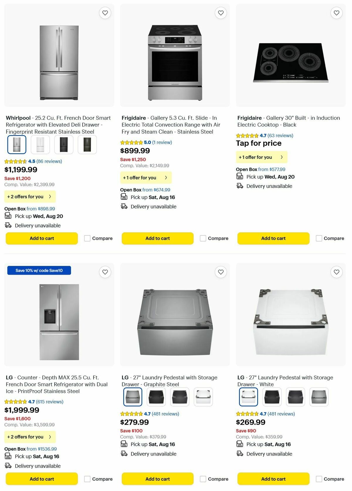 Best Buy Weekly Ad from August 11