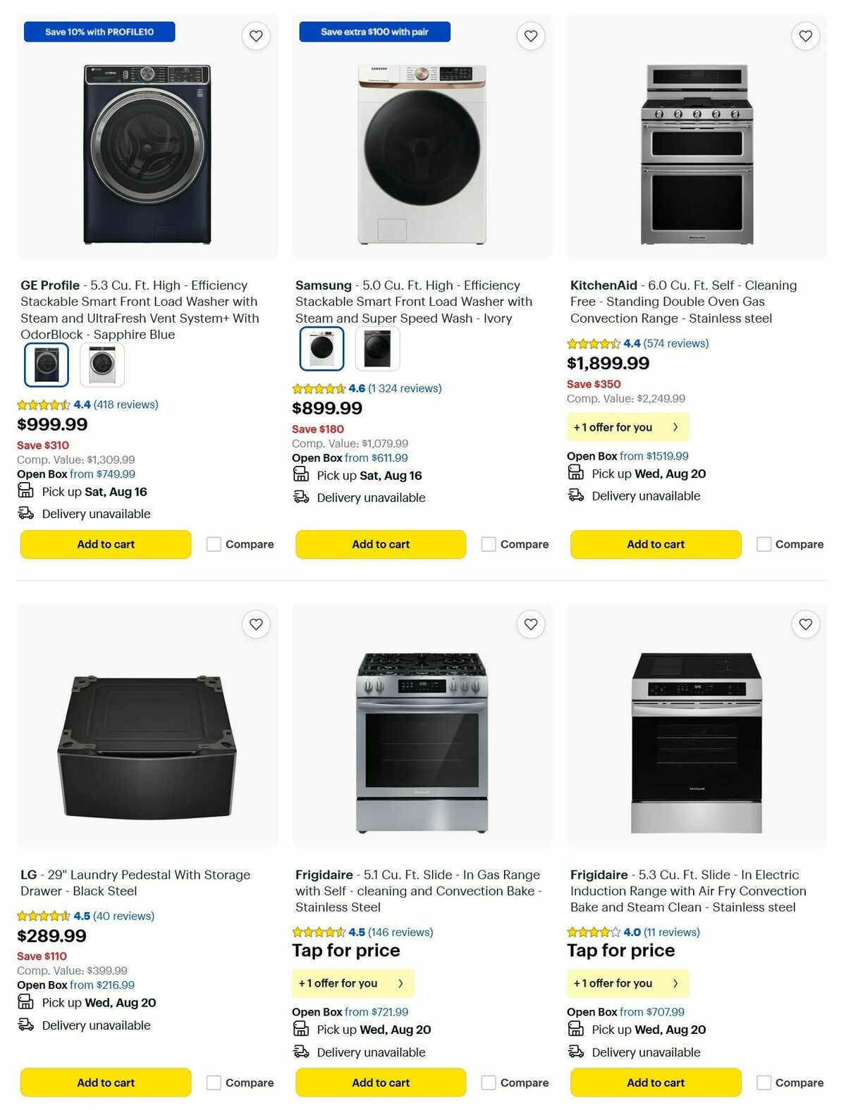 Best Buy Weekly Ad from August 11