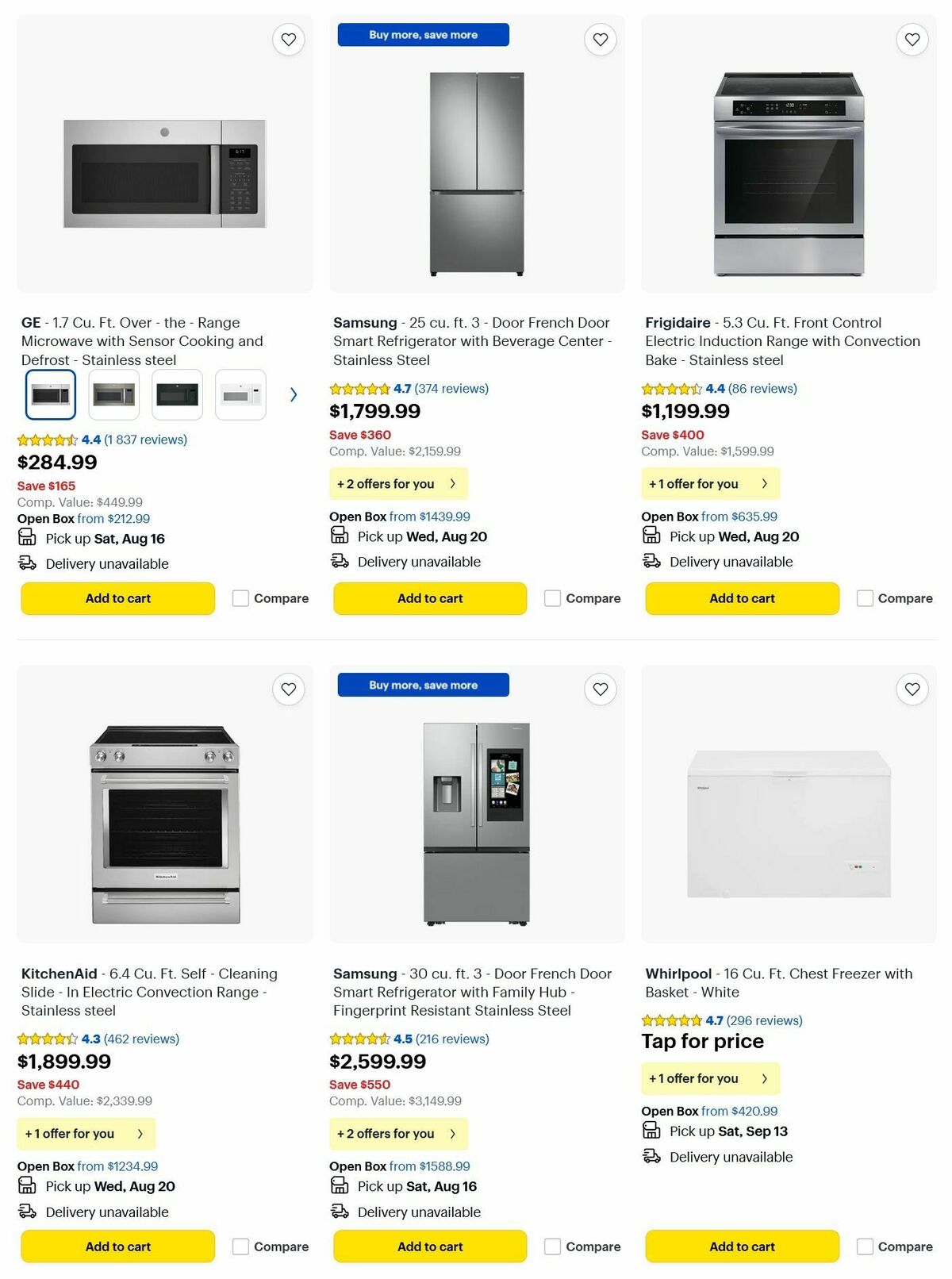 Best Buy Weekly Ad from August 11