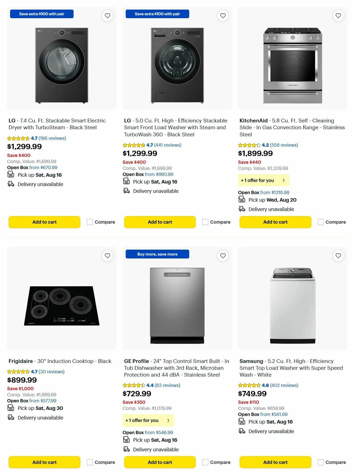 Best Buy Weekly Ad from August 11