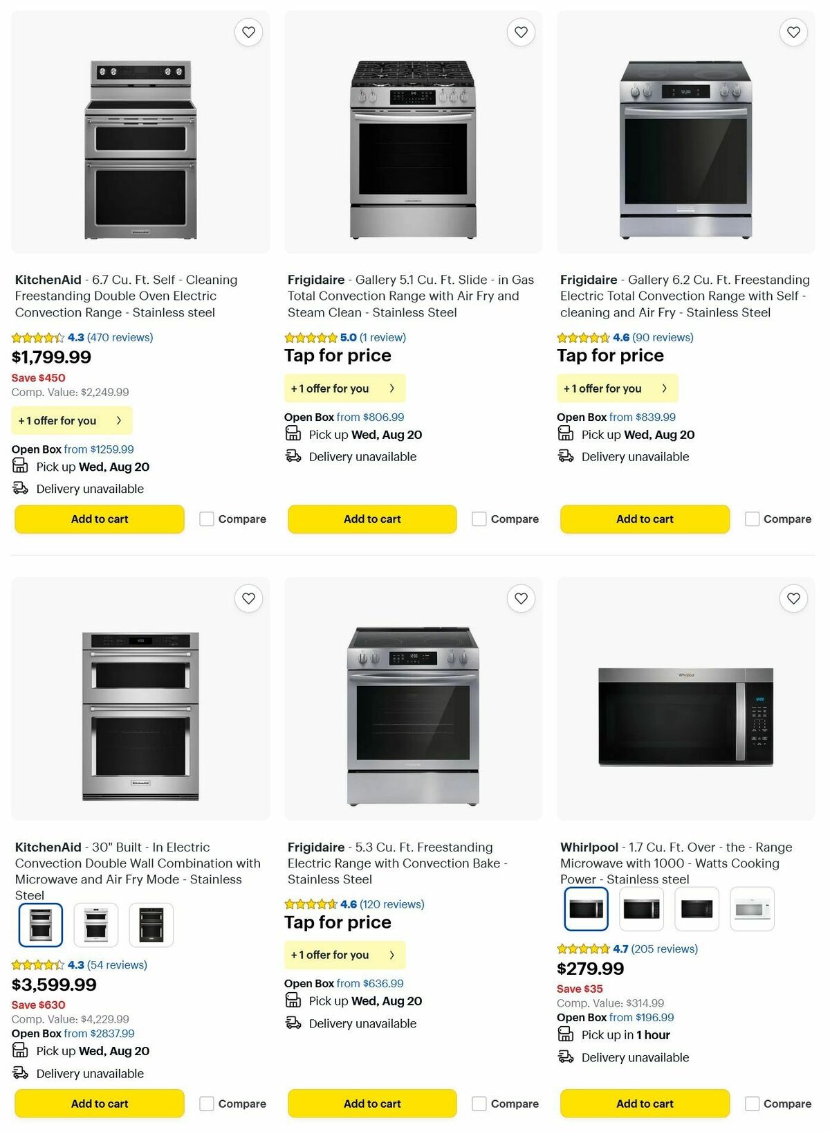 Best Buy Weekly Ad from August 11