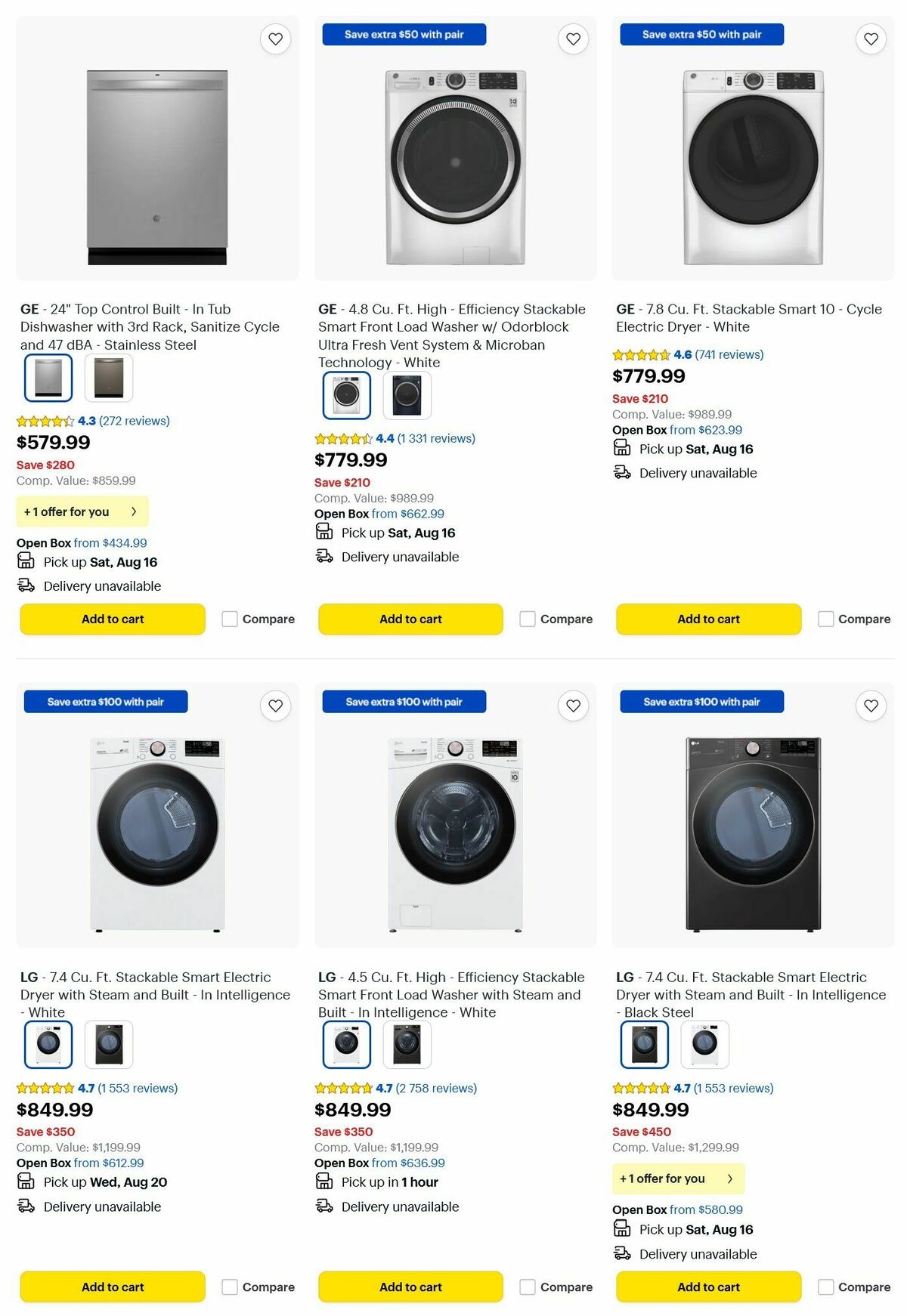 Best Buy Weekly Ad from August 11