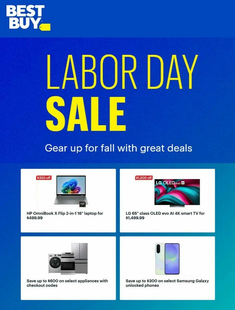 Best Buy Weekly Ad from August 25