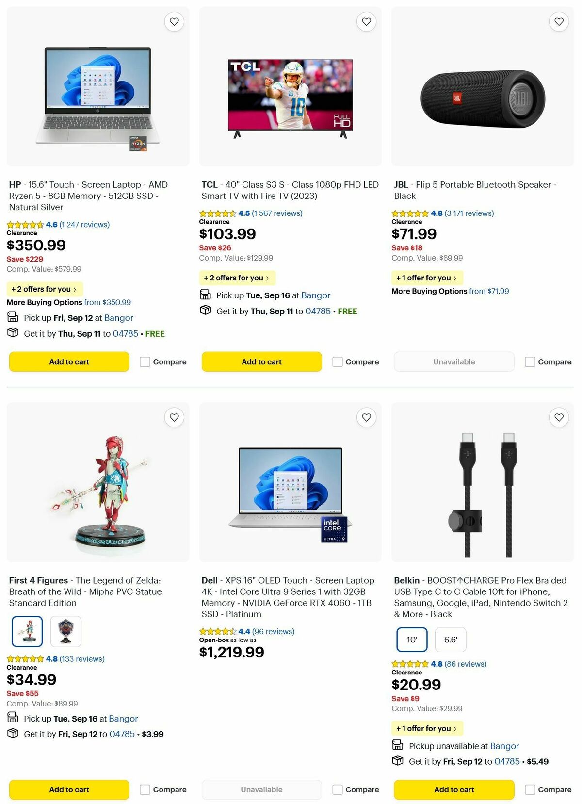 Best Buy Weekly Ad from September 9