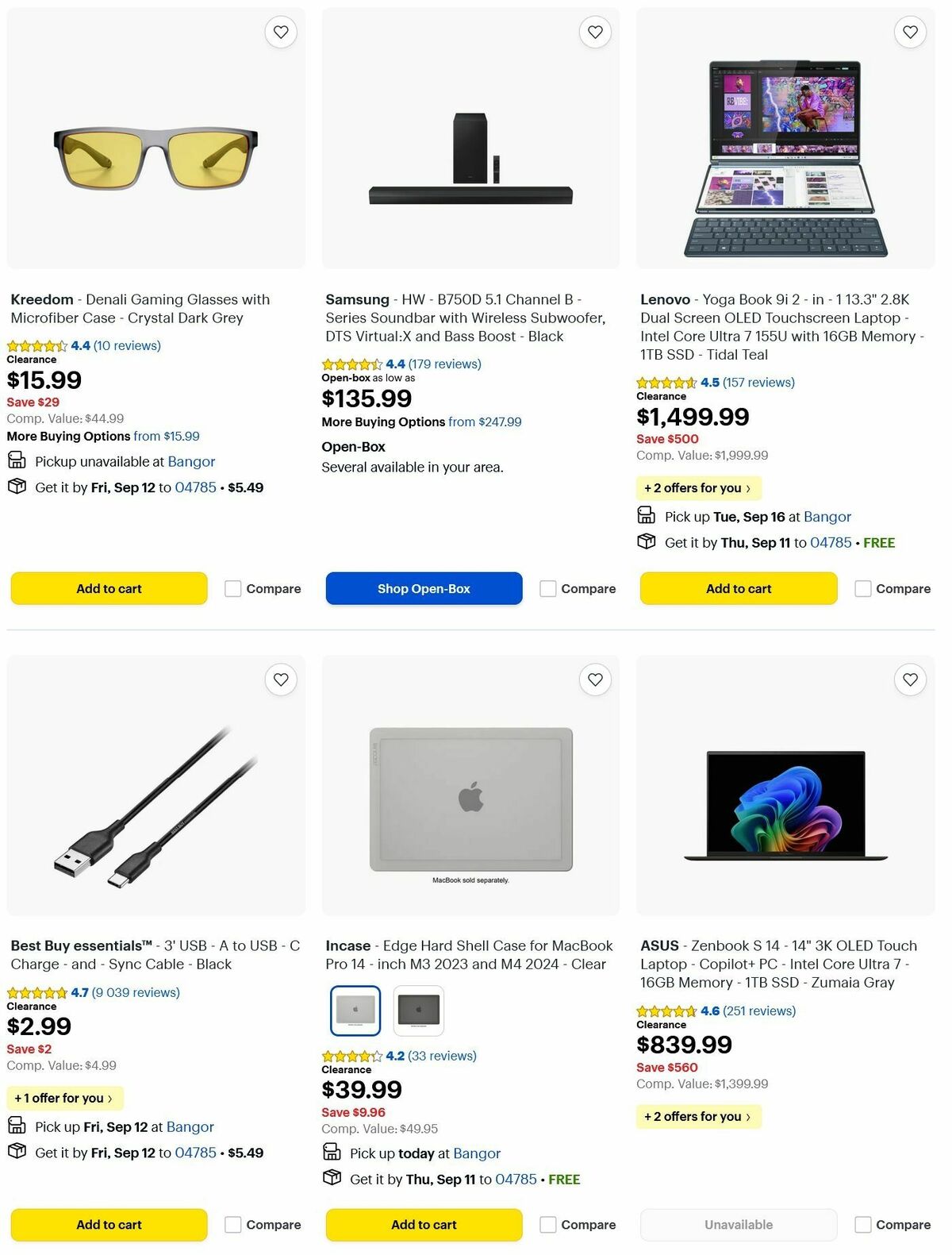 Best Buy Weekly Ad from September 9