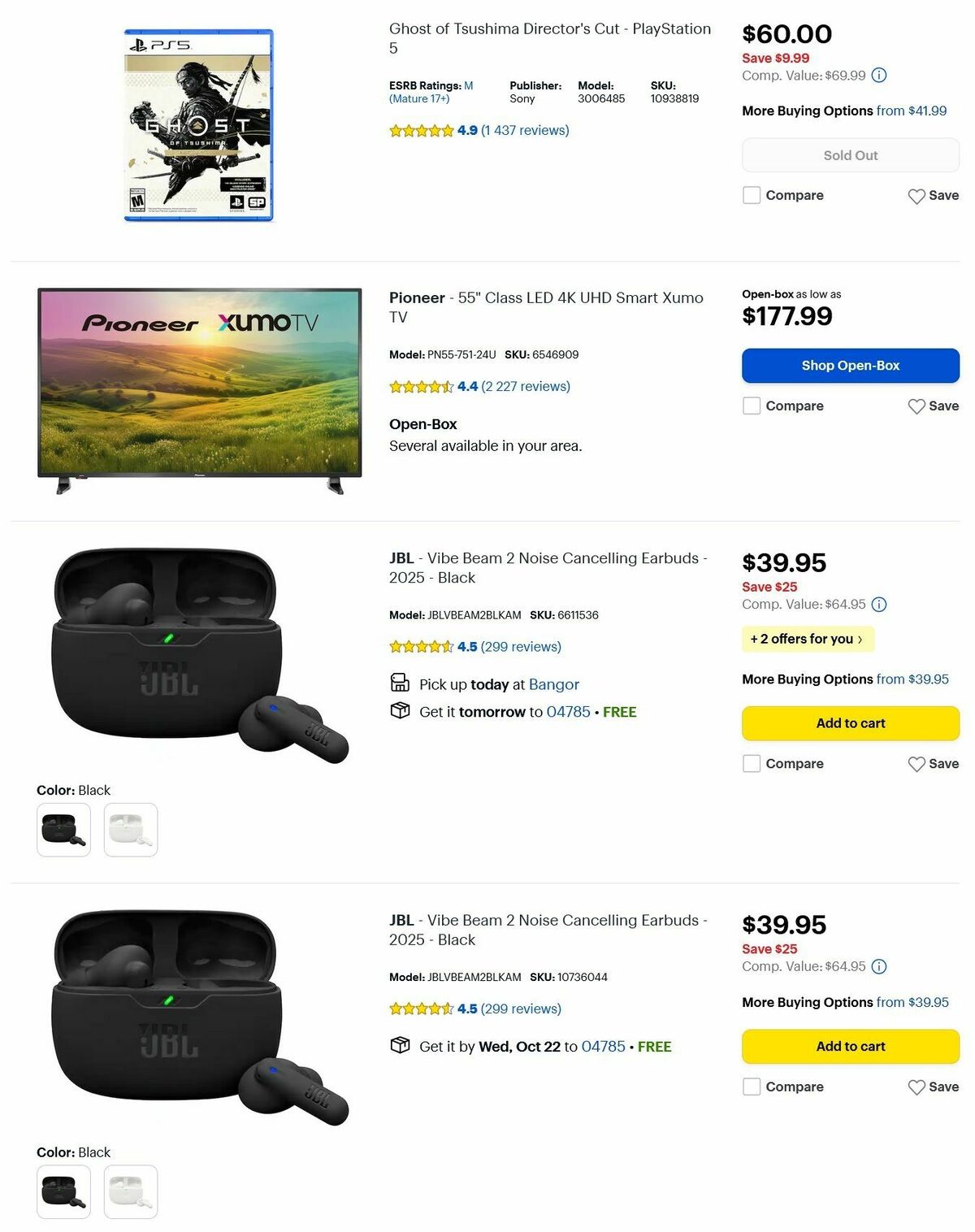 Best Buy Weekly Ad from October 20