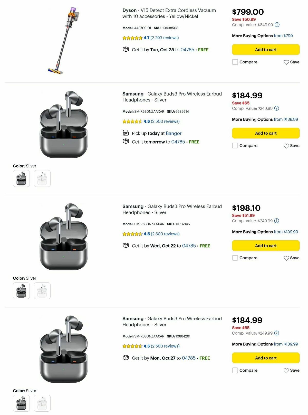 Best Buy Weekly Ad from October 20