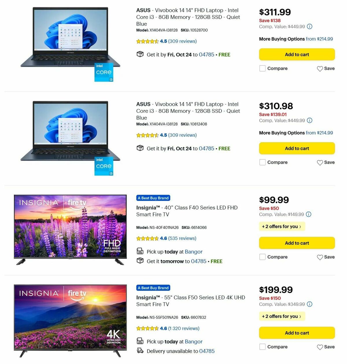 Best Buy Weekly Ad from October 20