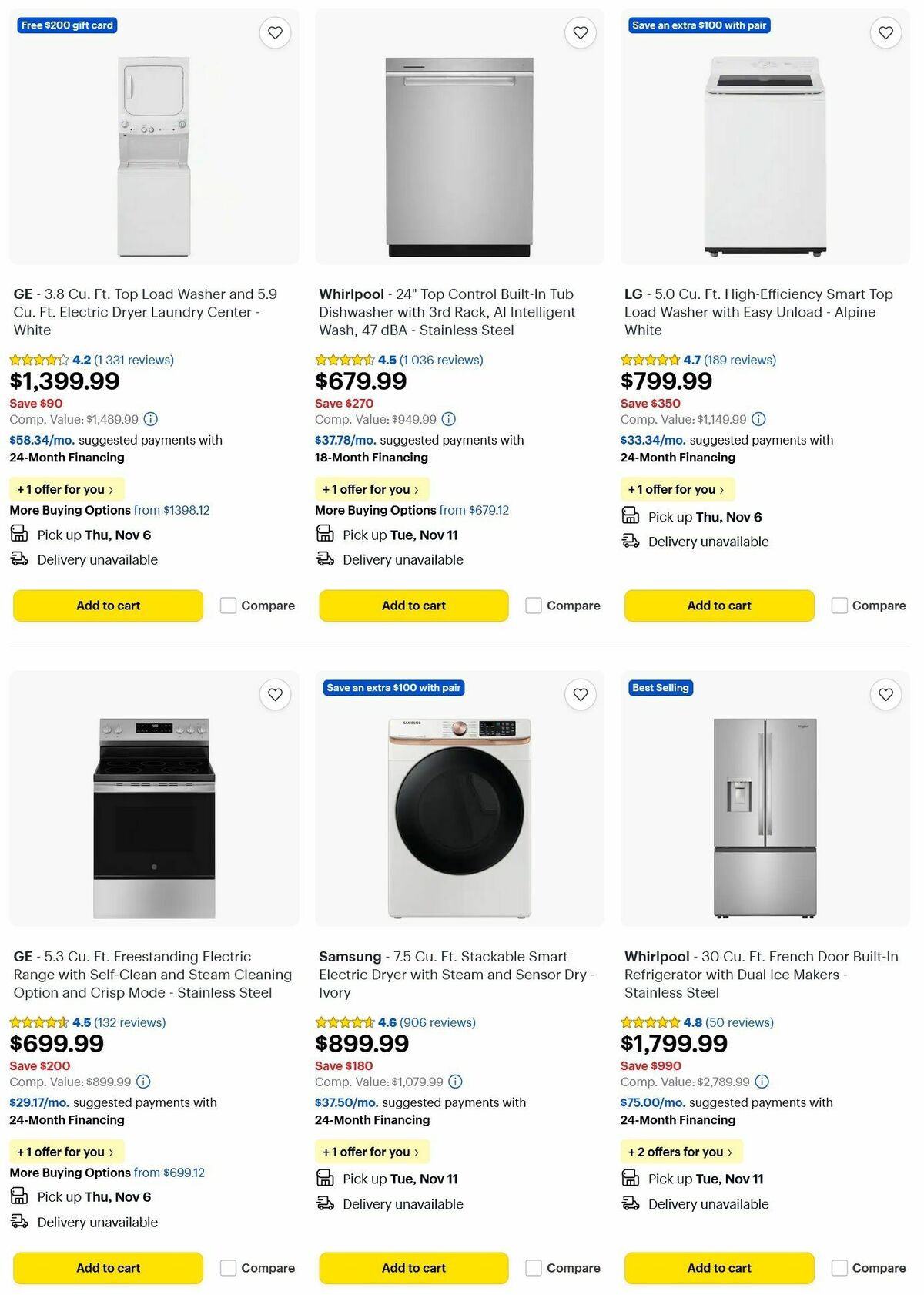 Best Buy Weekly Ad from November 2