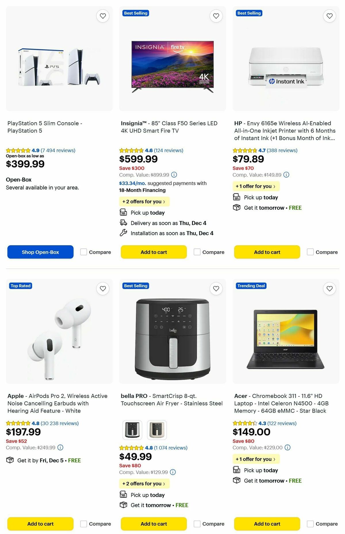 Best Buy Weekly Ad from December 2