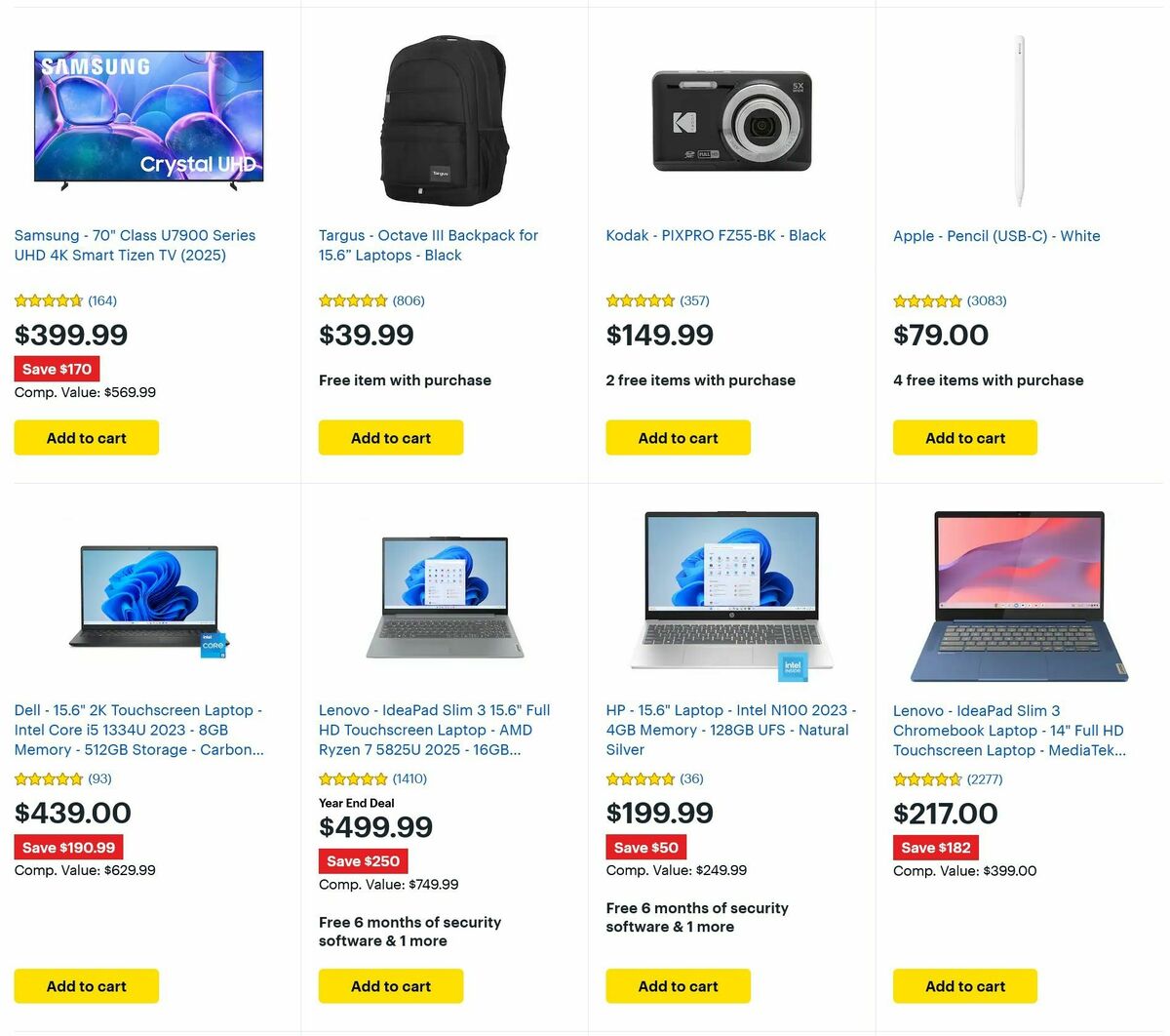 Best Buy Weekly Ad from December 26