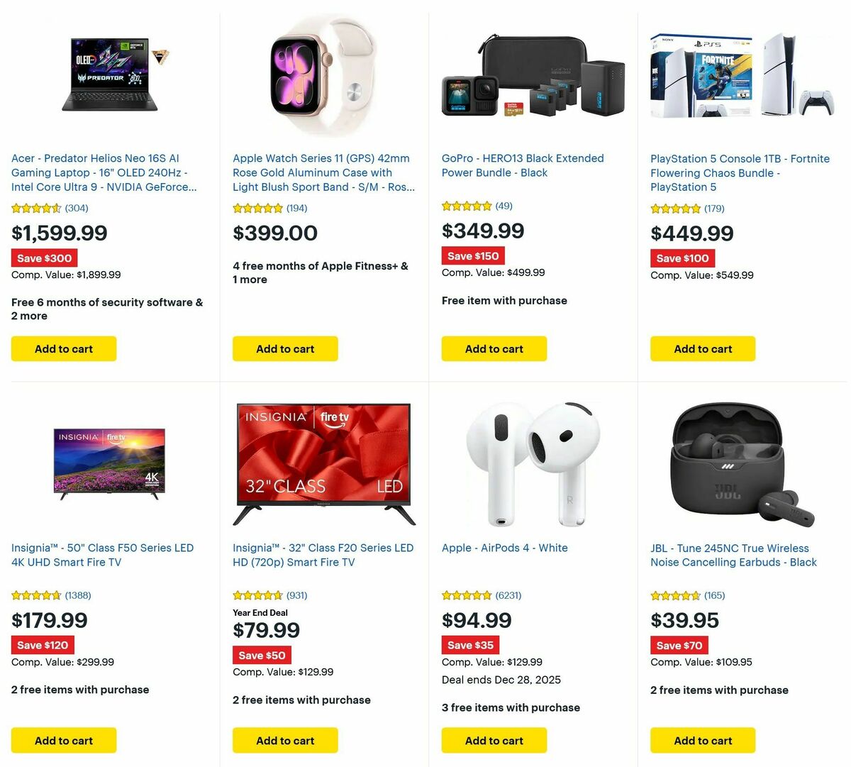 Best Buy Weekly Ad from December 26