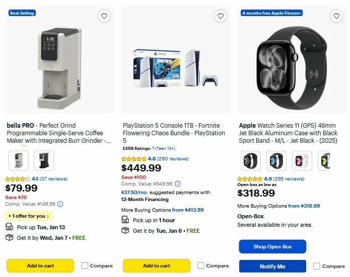 Best Buy Weekly Ad from January 2