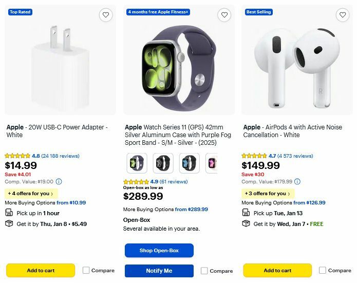 Best Buy Weekly Ad from January 2