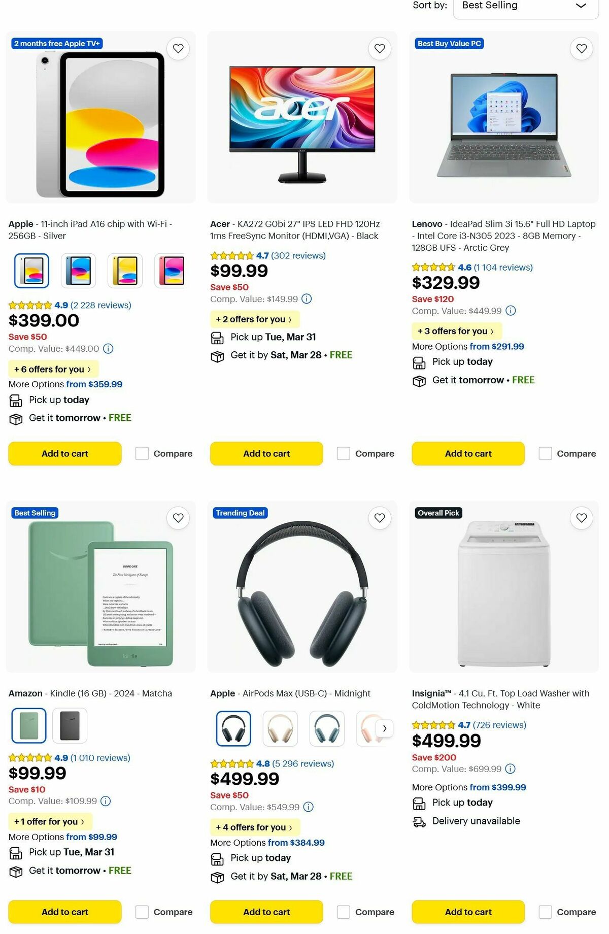 Best Buy Weekly Ad from March 26