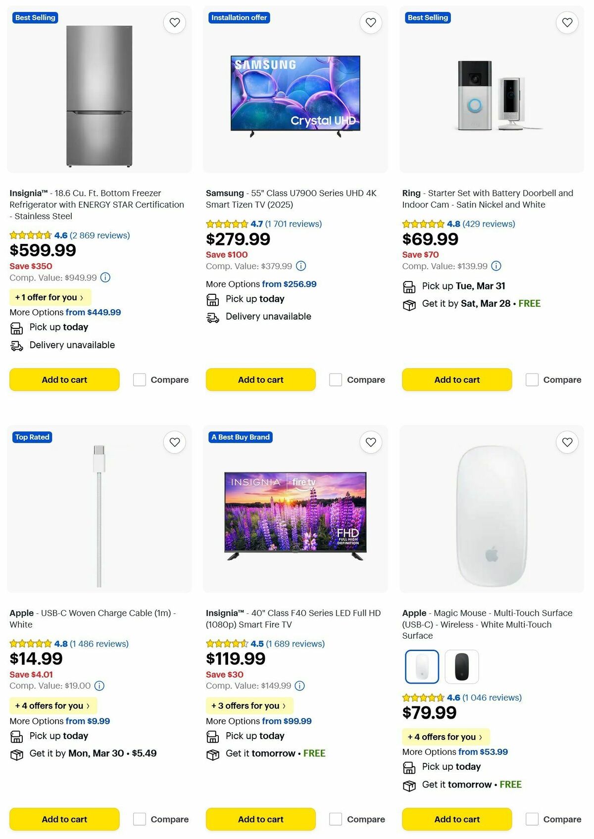 Best Buy Weekly Ad from March 26