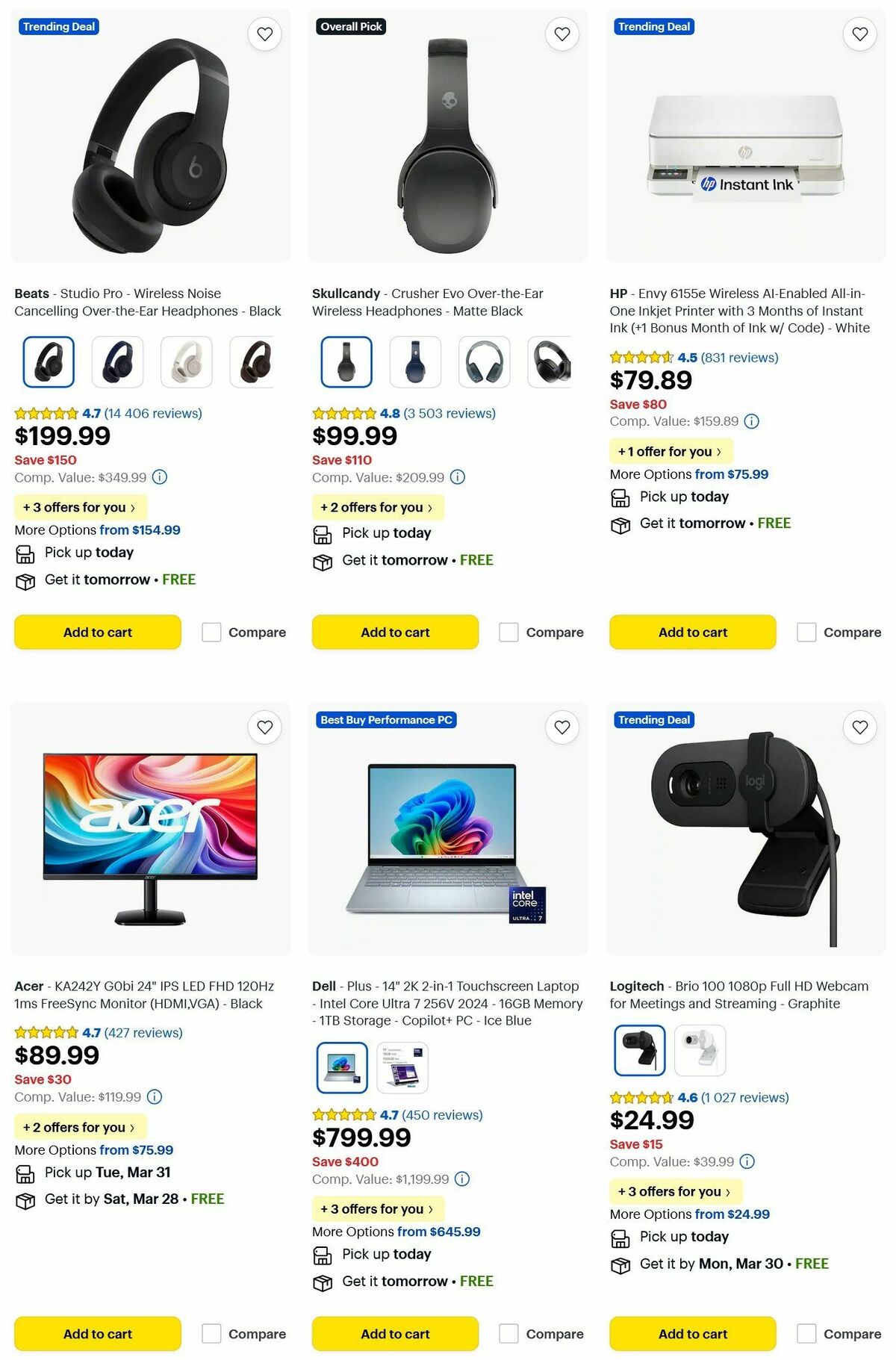 Best Buy Weekly Ad from March 26