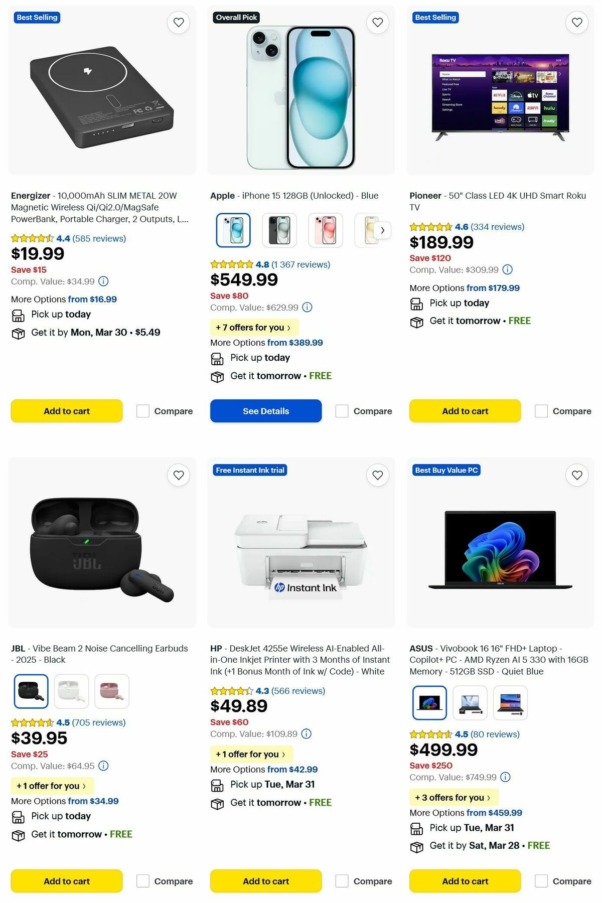 Best Buy Weekly Ad from March 26