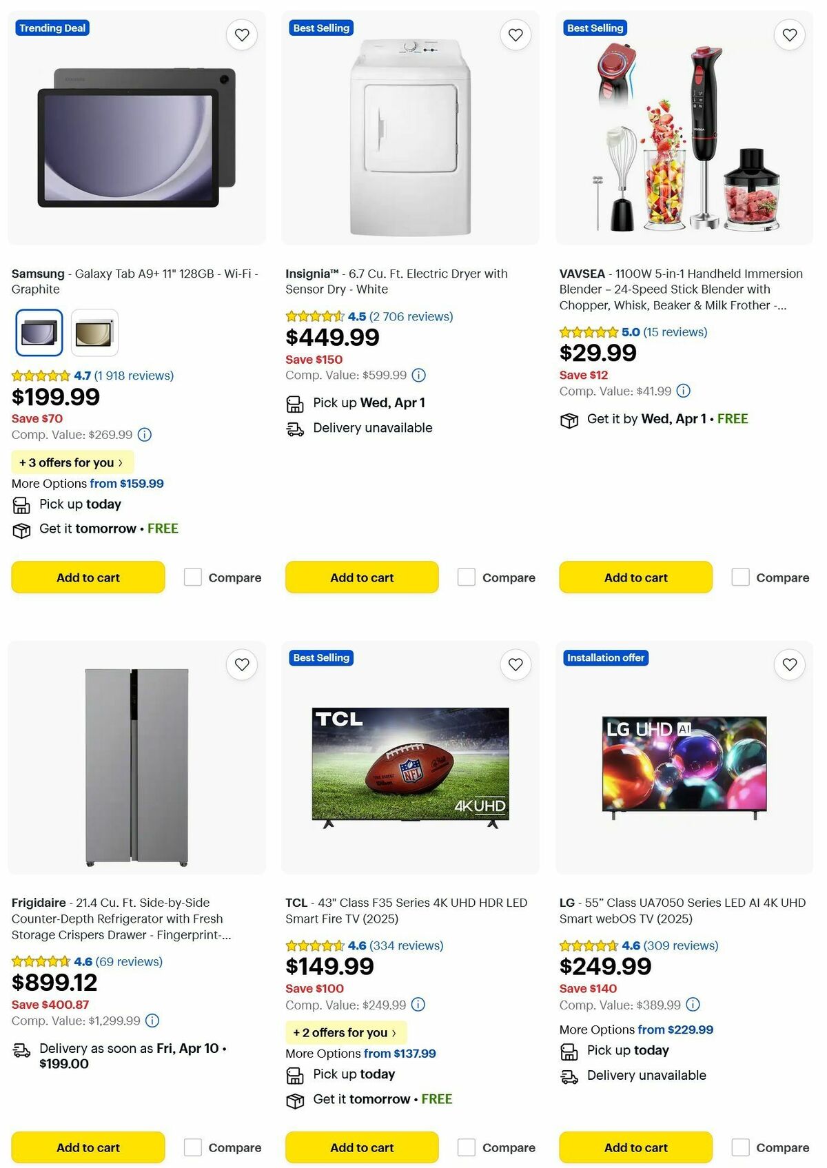 Best Buy Weekly Ad from March 26