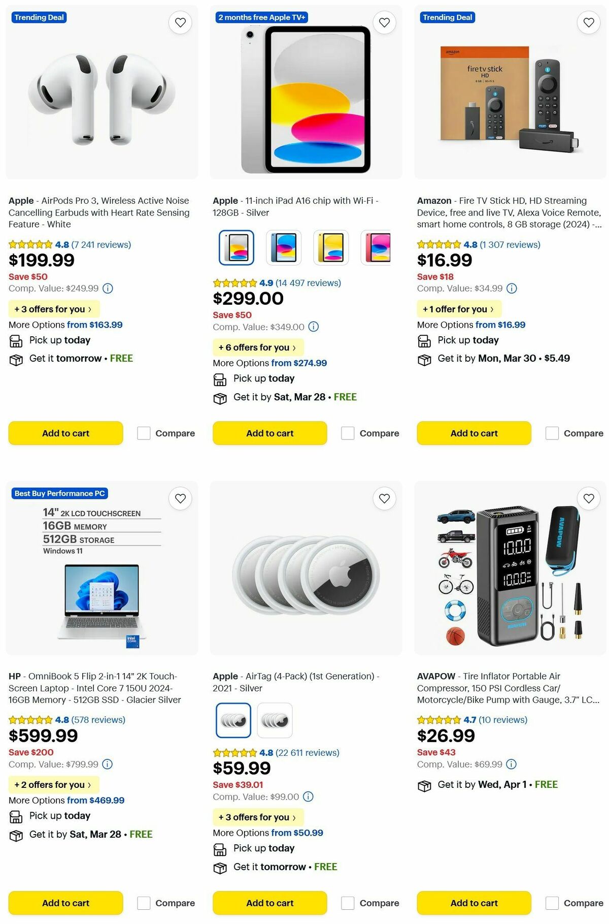 Best Buy Weekly Ad from March 26