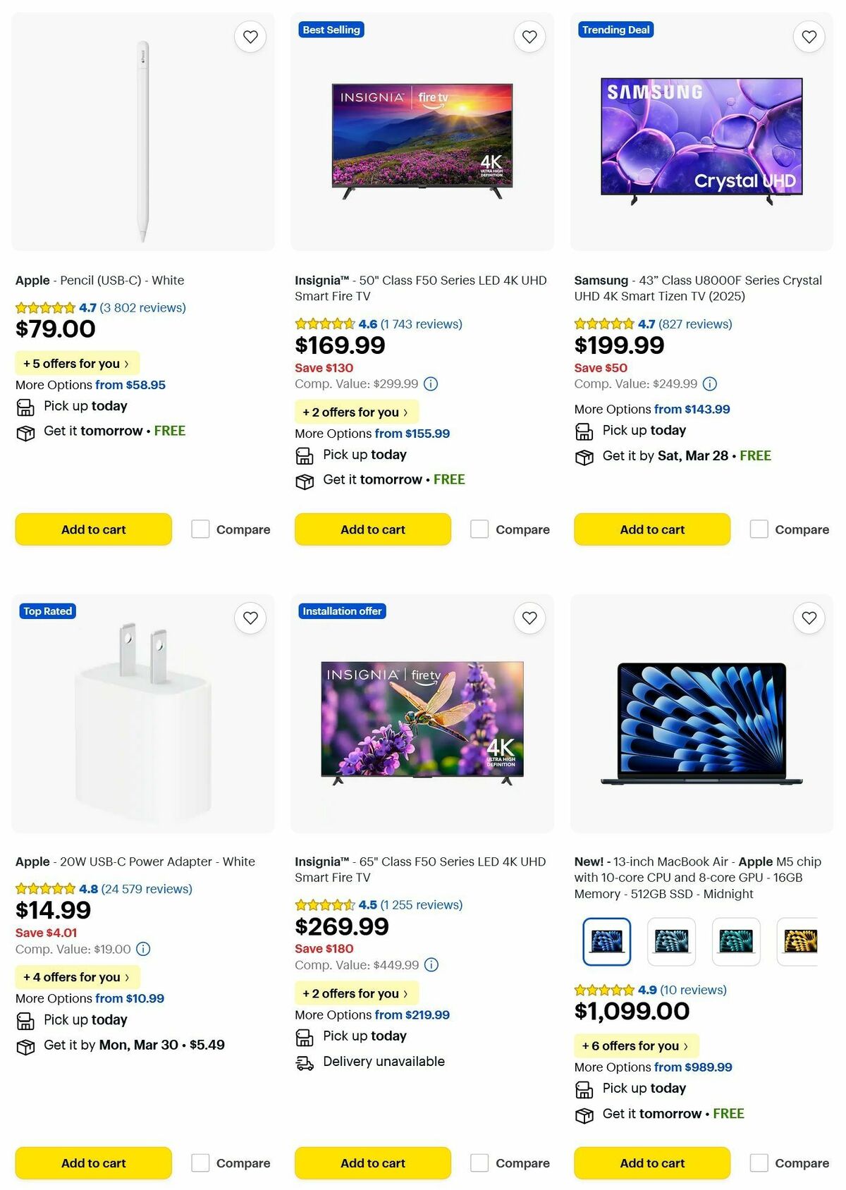 Best Buy Weekly Ad from March 26