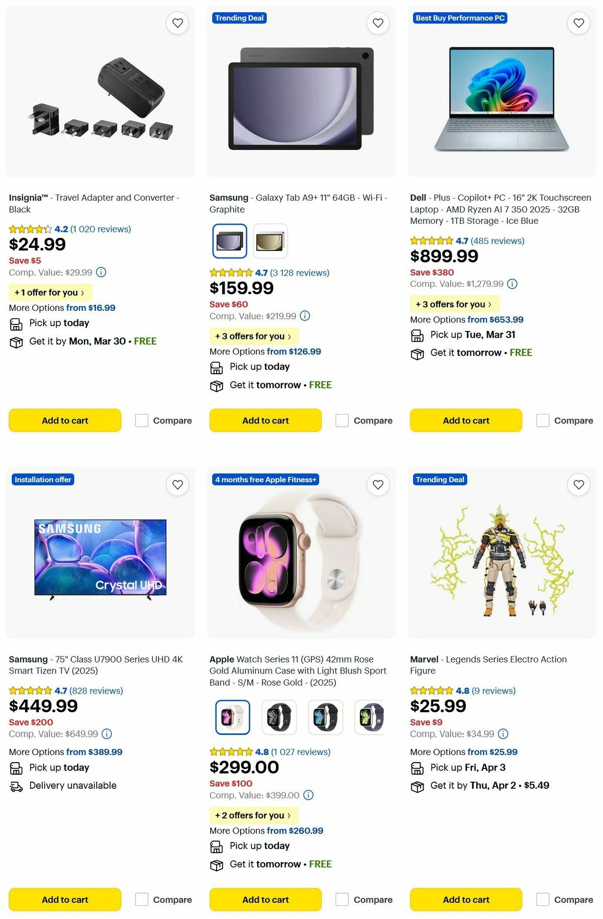 Best Buy Weekly Ad from March 26