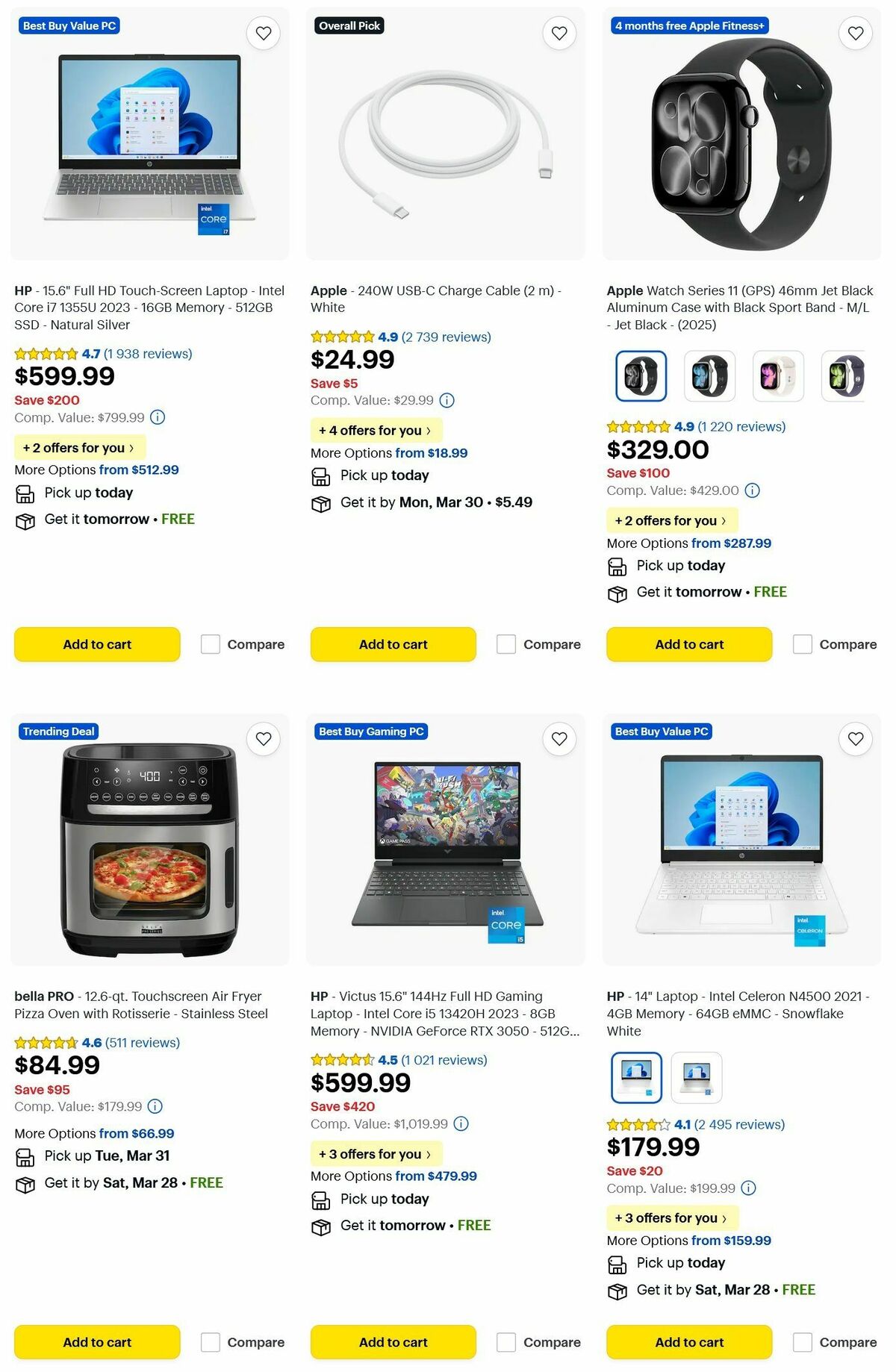 Best Buy Weekly Ad from March 26