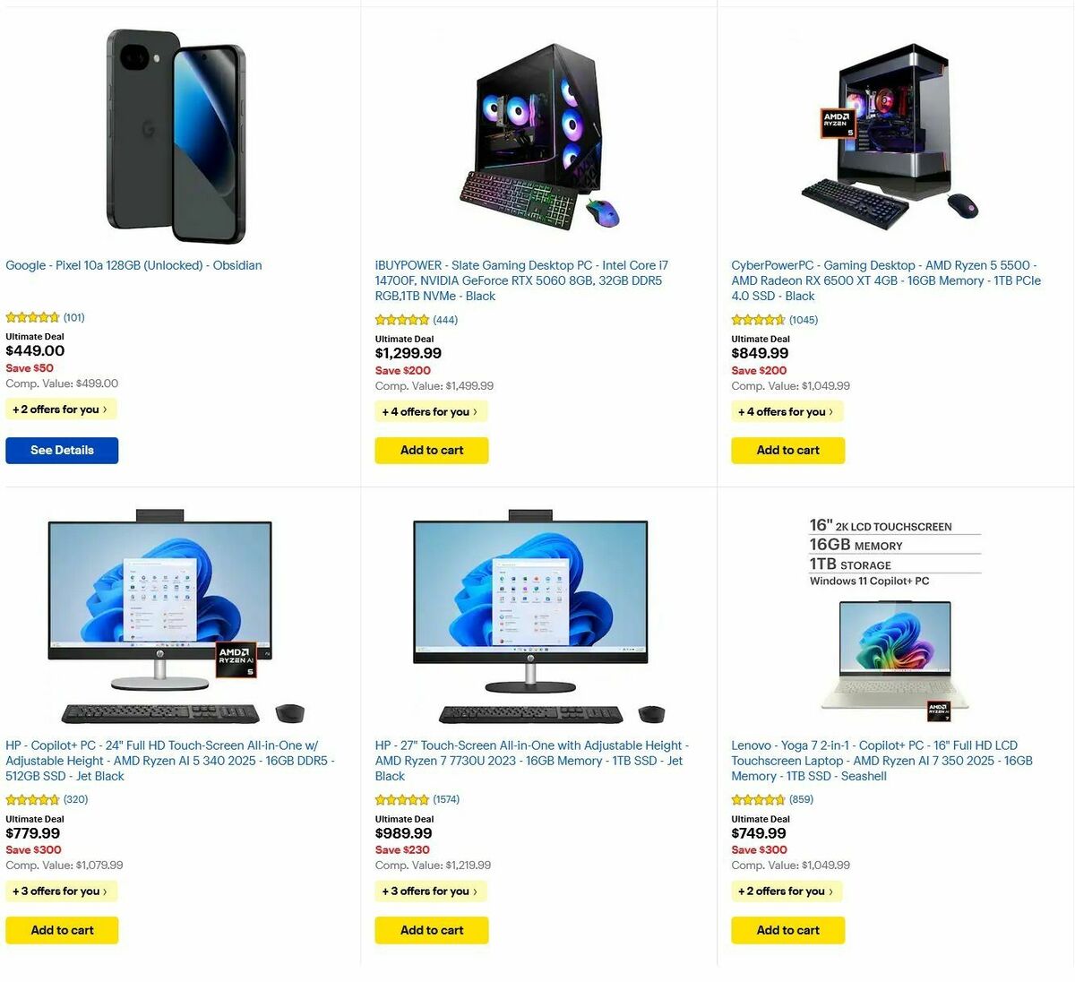 Best Buy Weekly Ad from April 17