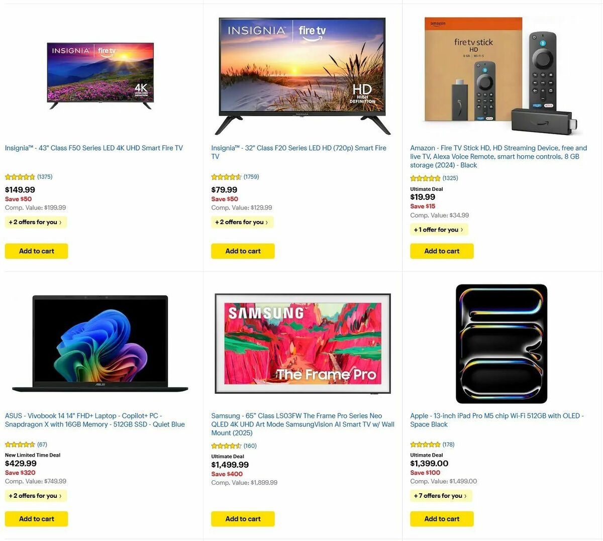 Best Buy Weekly Ad from April 17