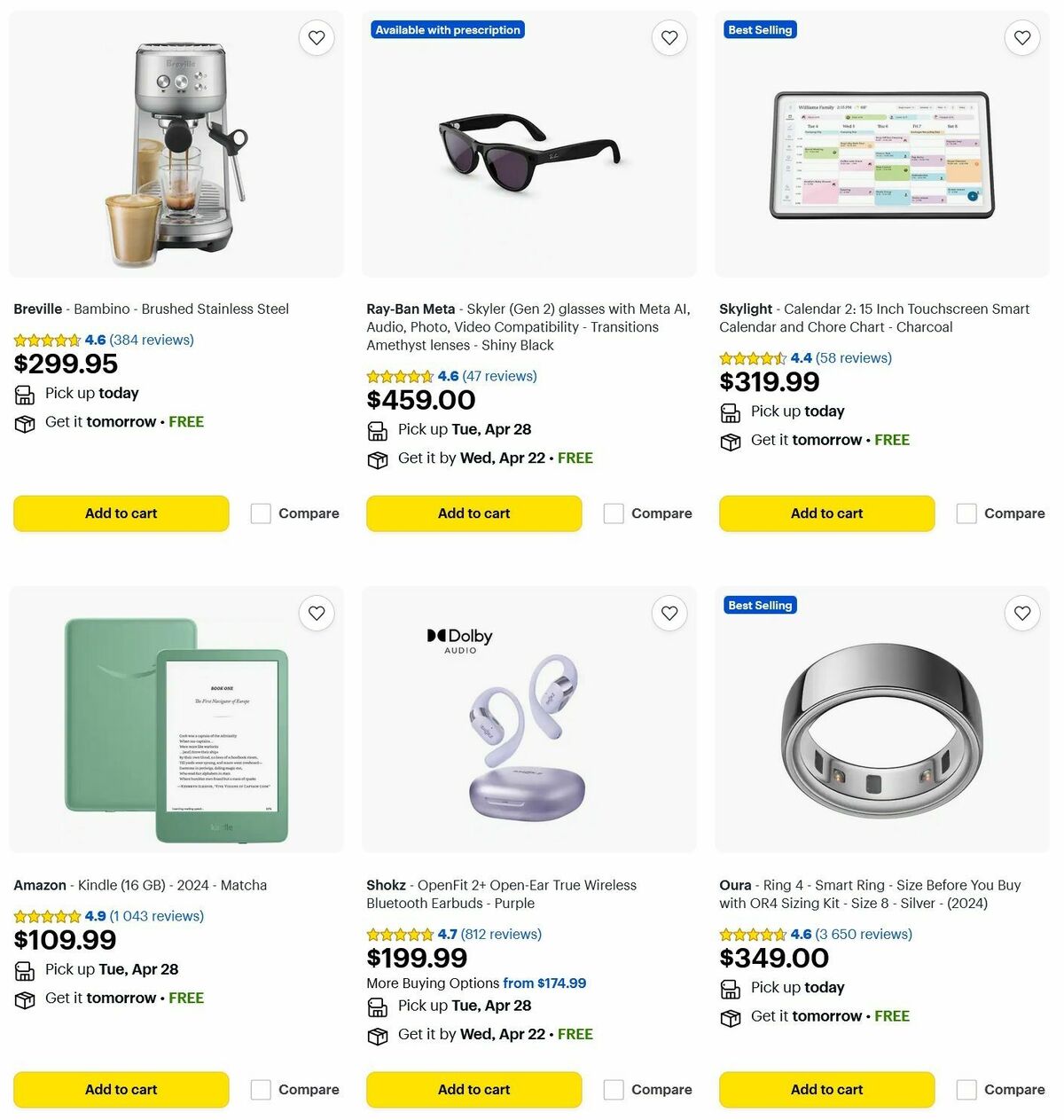 Best Buy Weekly Ad from April 20