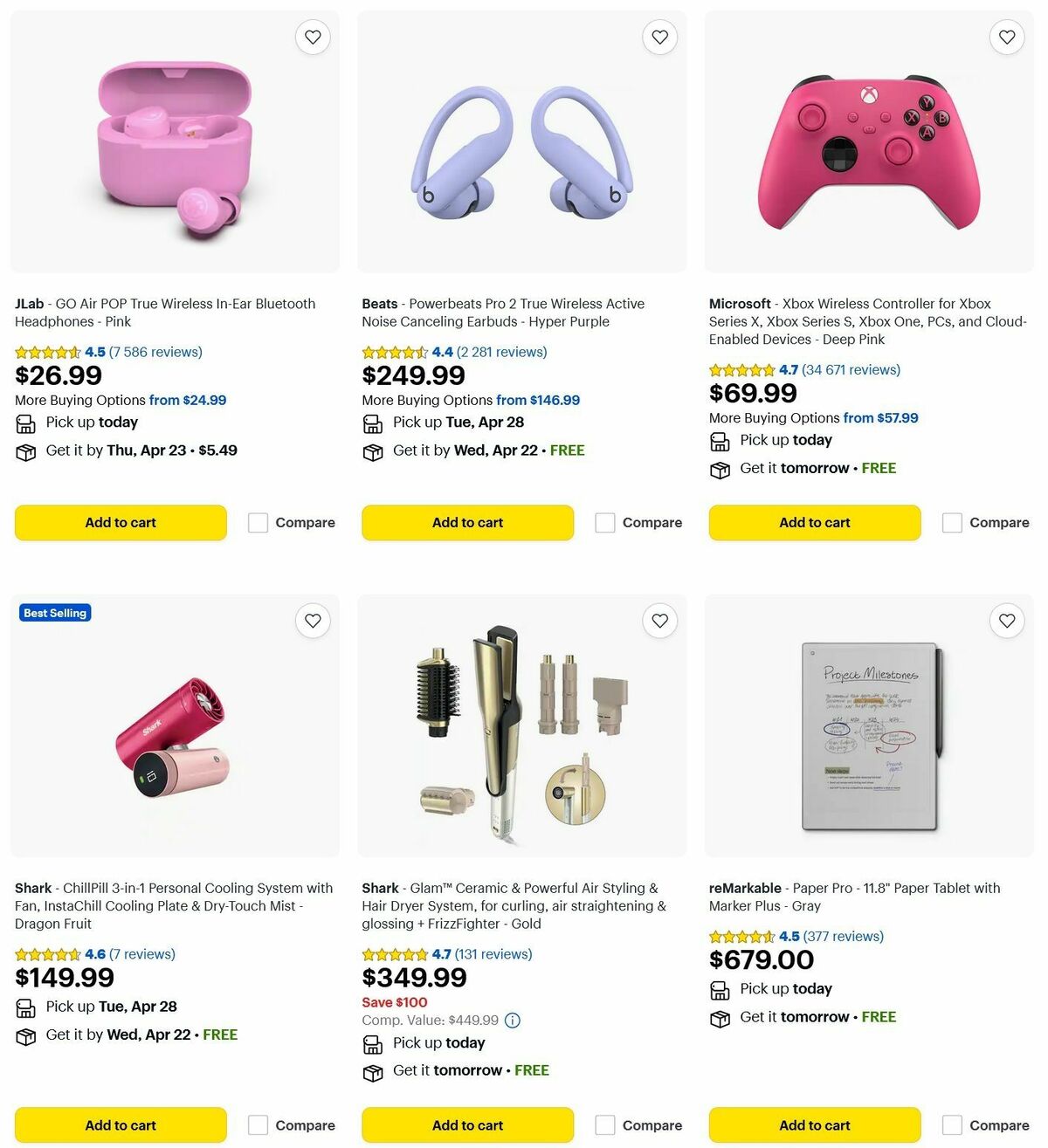 Best Buy Weekly Ad from April 20