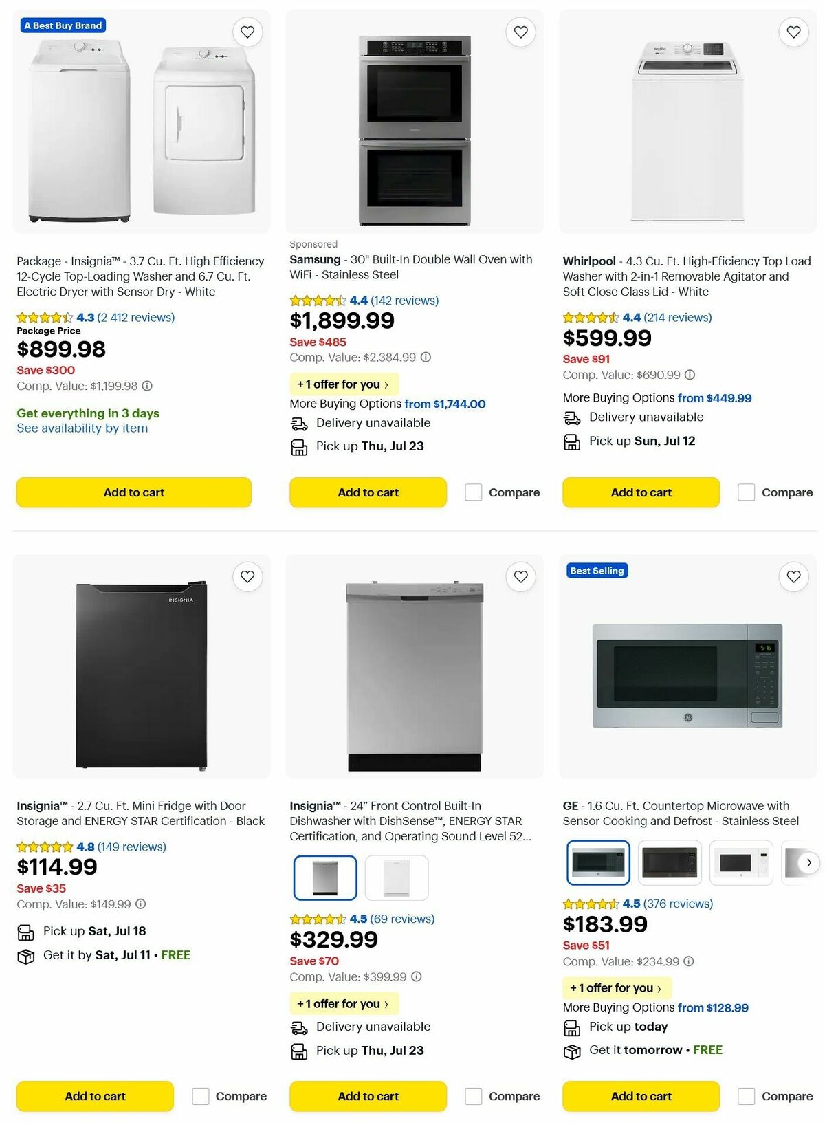Best Buy Weekly Ad from July 9