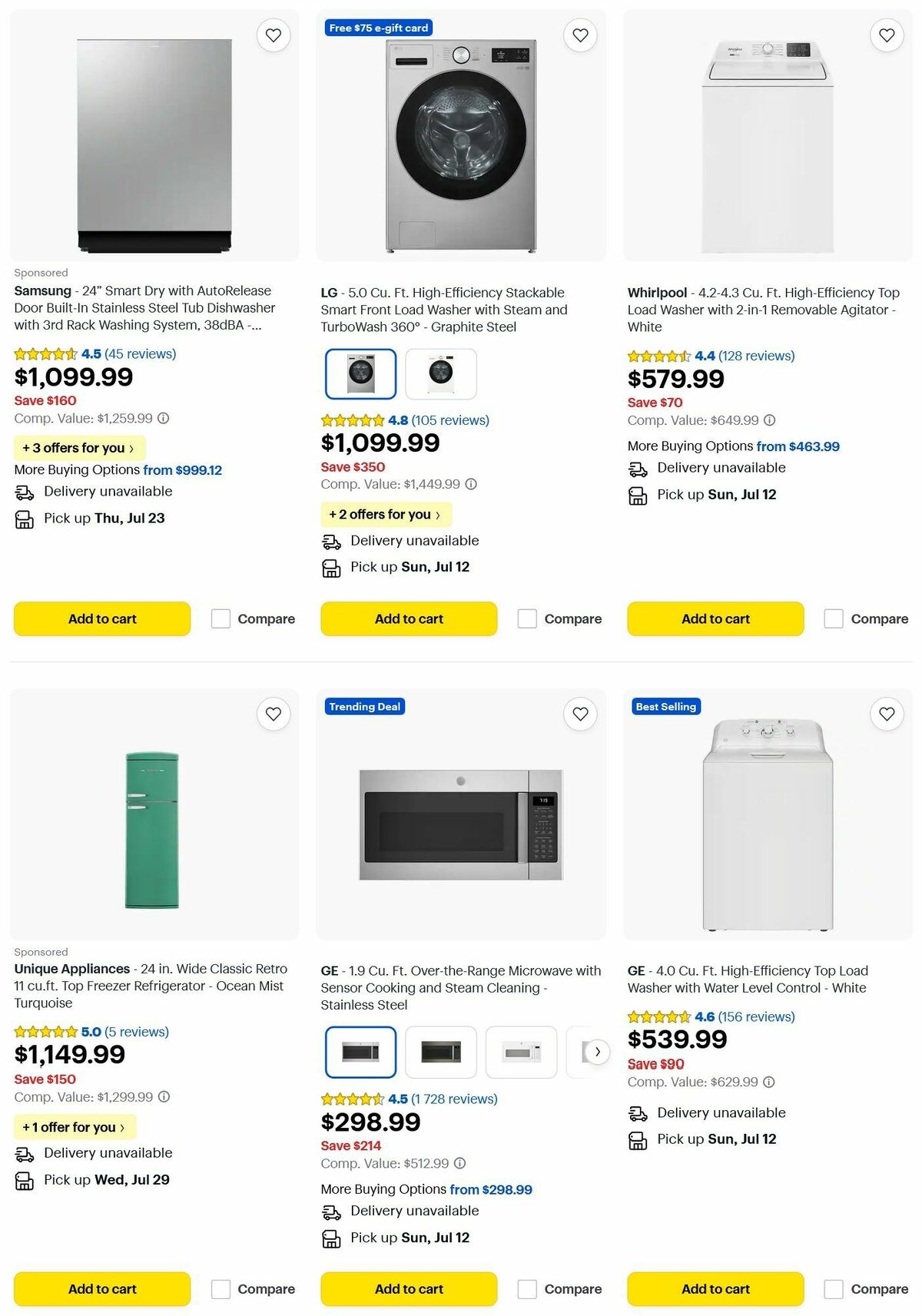 Best Buy Weekly Ad from July 9