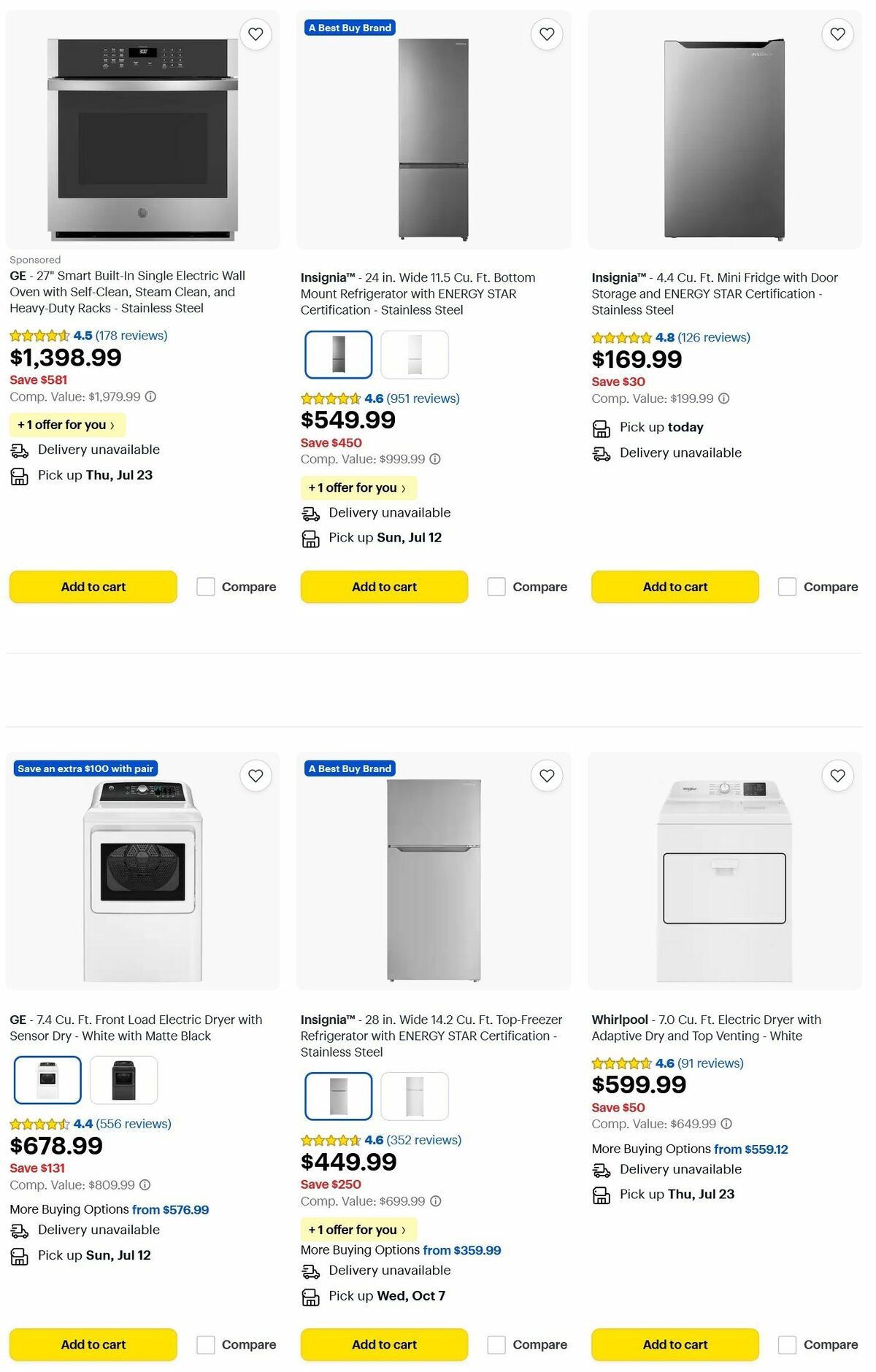 Best Buy Weekly Ad from July 9