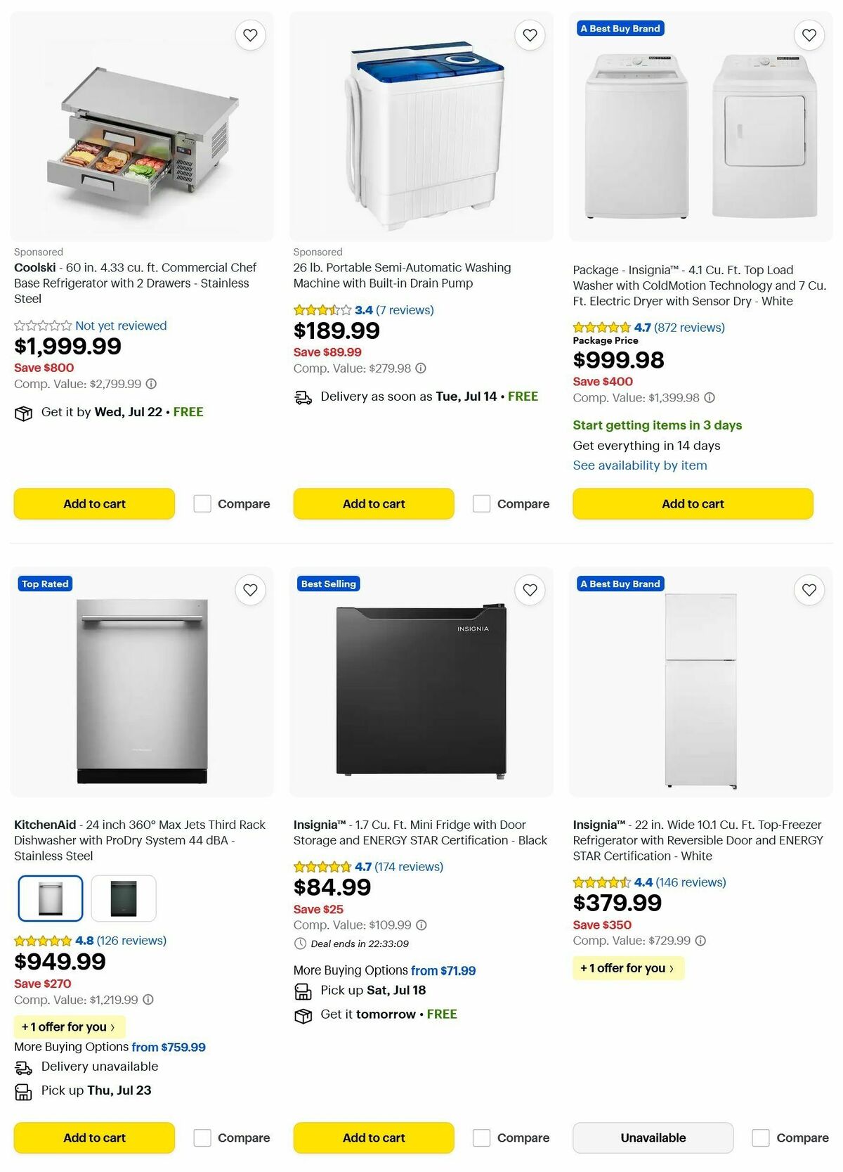 Best Buy Weekly Ad from July 9