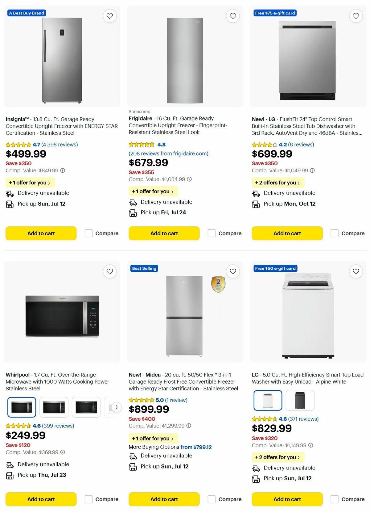 Best Buy Weekly Ad from July 9