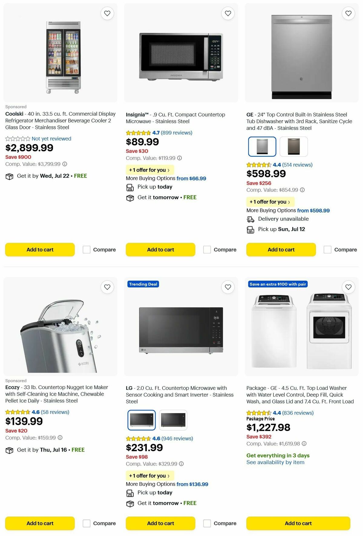 Best Buy Weekly Ad from July 9