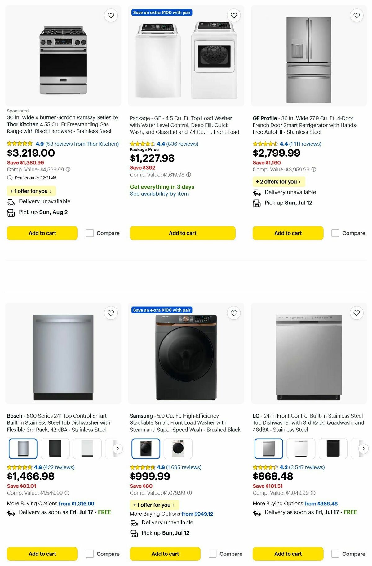 Best Buy Weekly Ad from July 9
