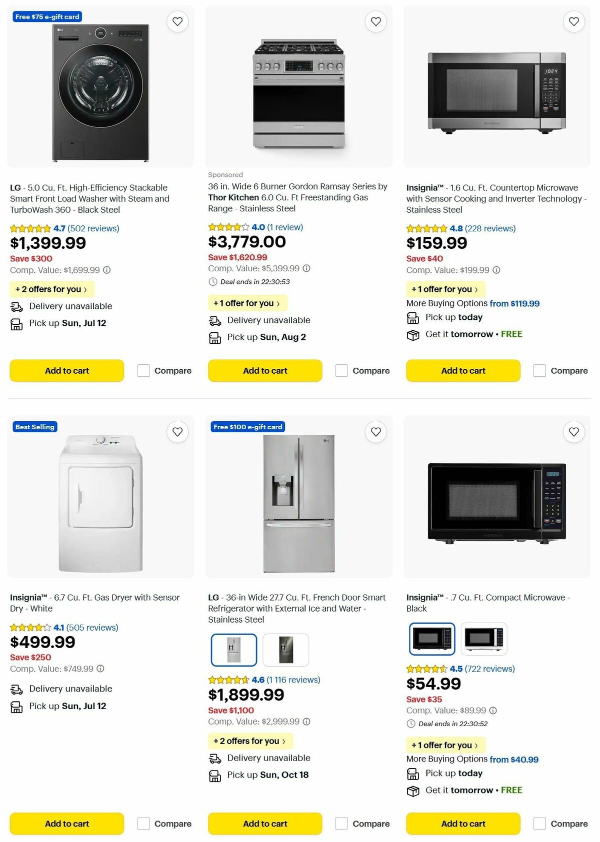 Best Buy Weekly Ad from July 9