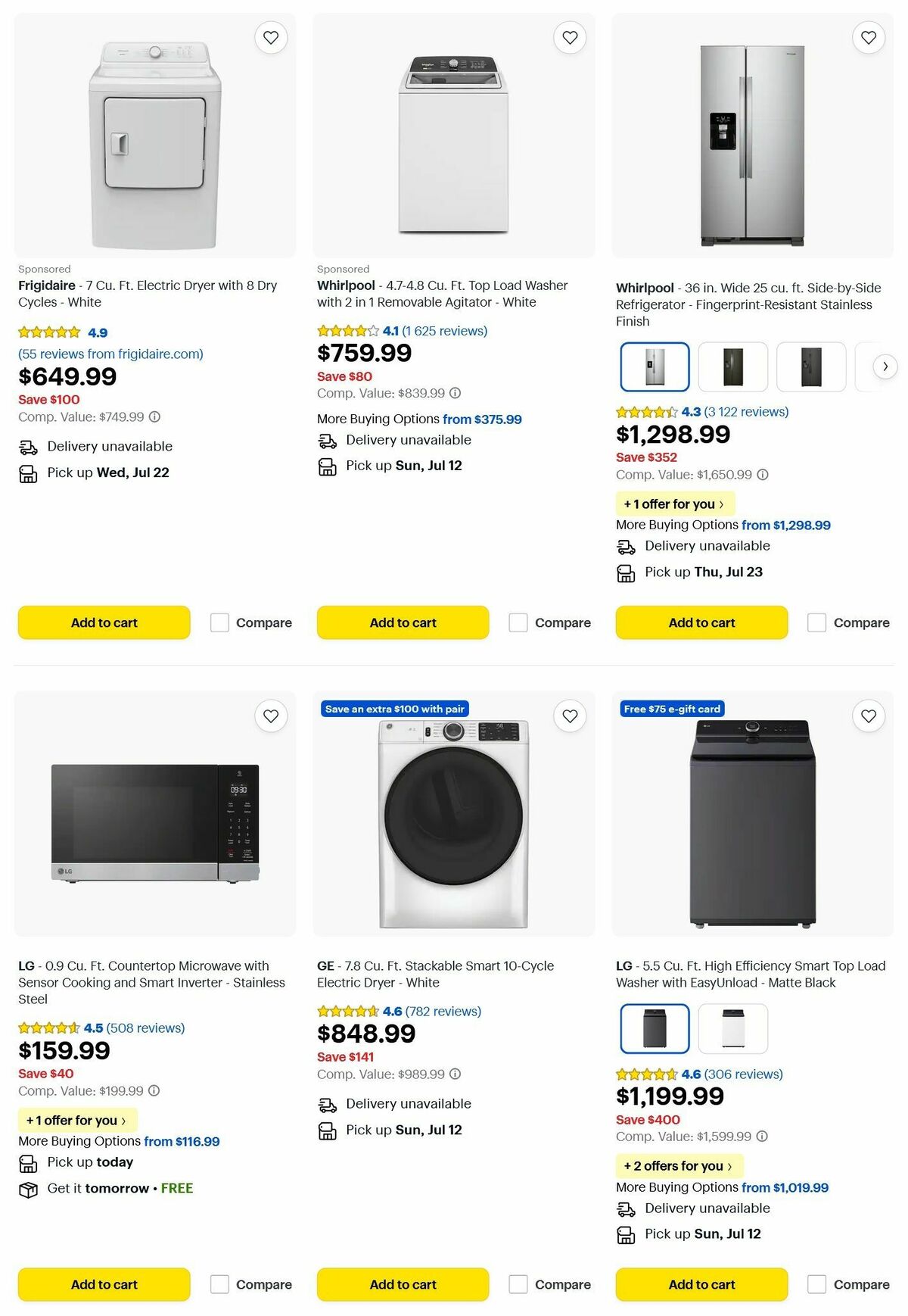 Best Buy Weekly Ad from July 9