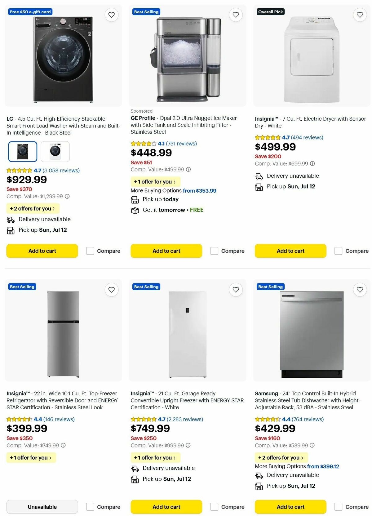 Best Buy Weekly Ad from July 9